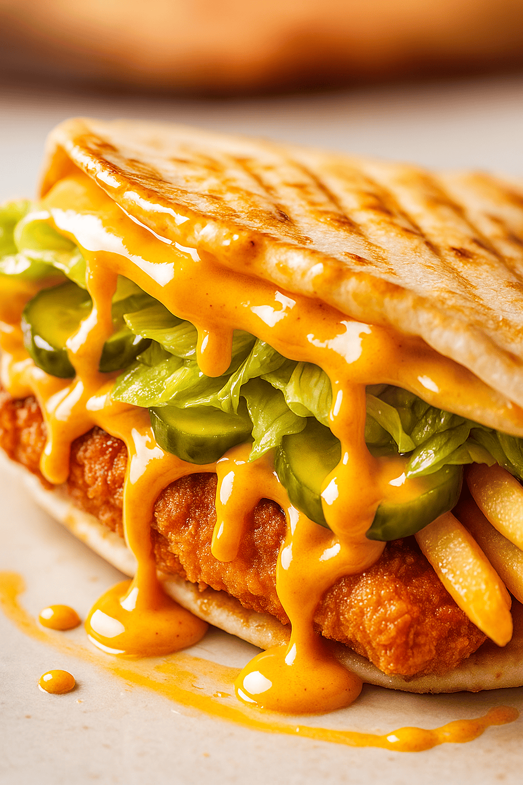 Tangy Honey Mustard Wrap